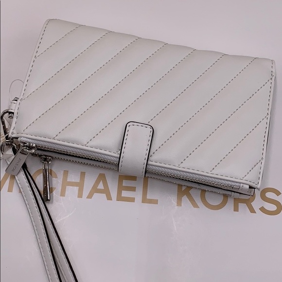 MICHAEL KORS PEYTON LG DOUBLE ZIP WRISTLET - Picture 14 of 16